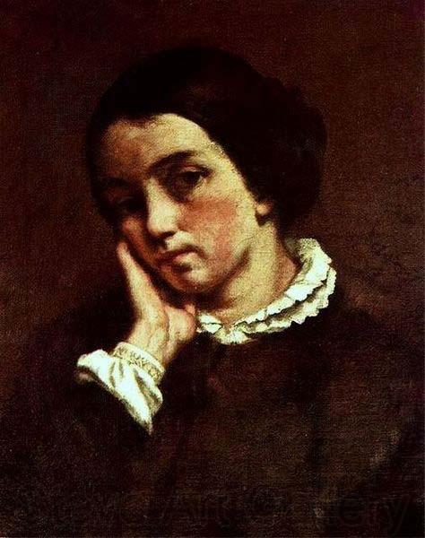 Gustave Courbet Zelie Courbet France oil painting art